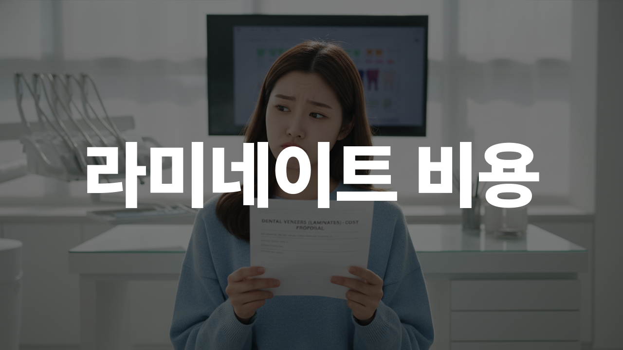 라미네이트 비용, 왜 병원마다 다를까요?