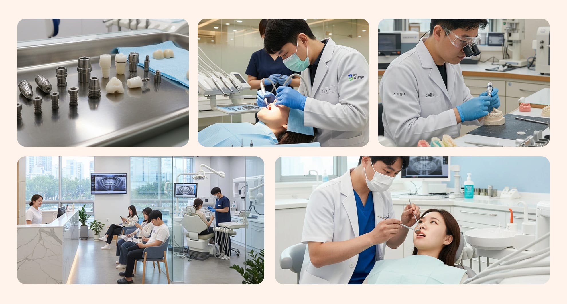 임플란트 비용 구성을 나타낸 이미지 