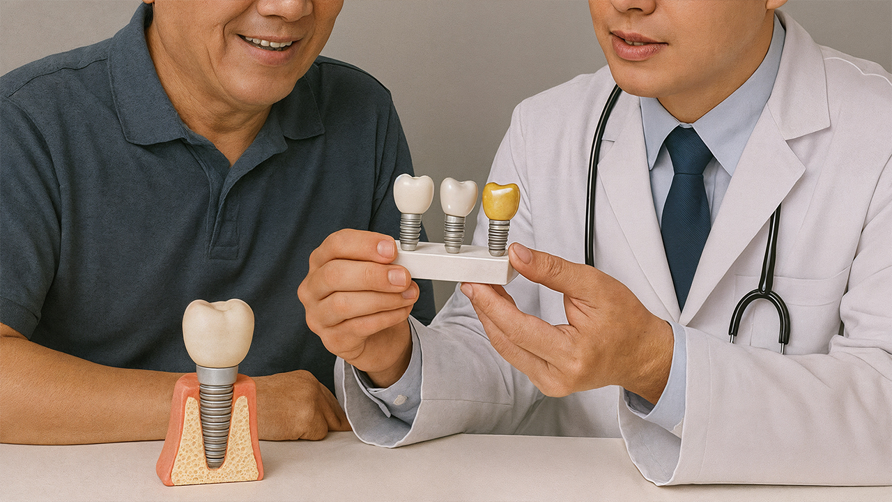 임플란트 크라운, 어떤 것을 선택해야 할까요?