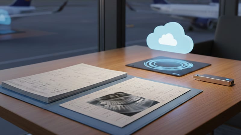 An image showing the structure of the Orthodontic Transfer Checklist.