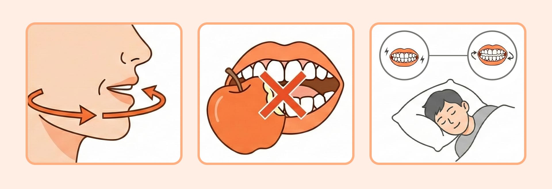 Occlusion checklist before veneers: jaw movement, biting force, and teeth grinding habits.