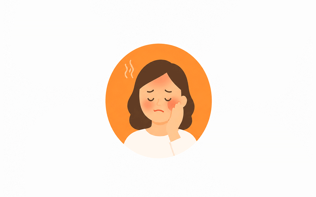 An infographic visualizing the causes of vasomotor symptoms