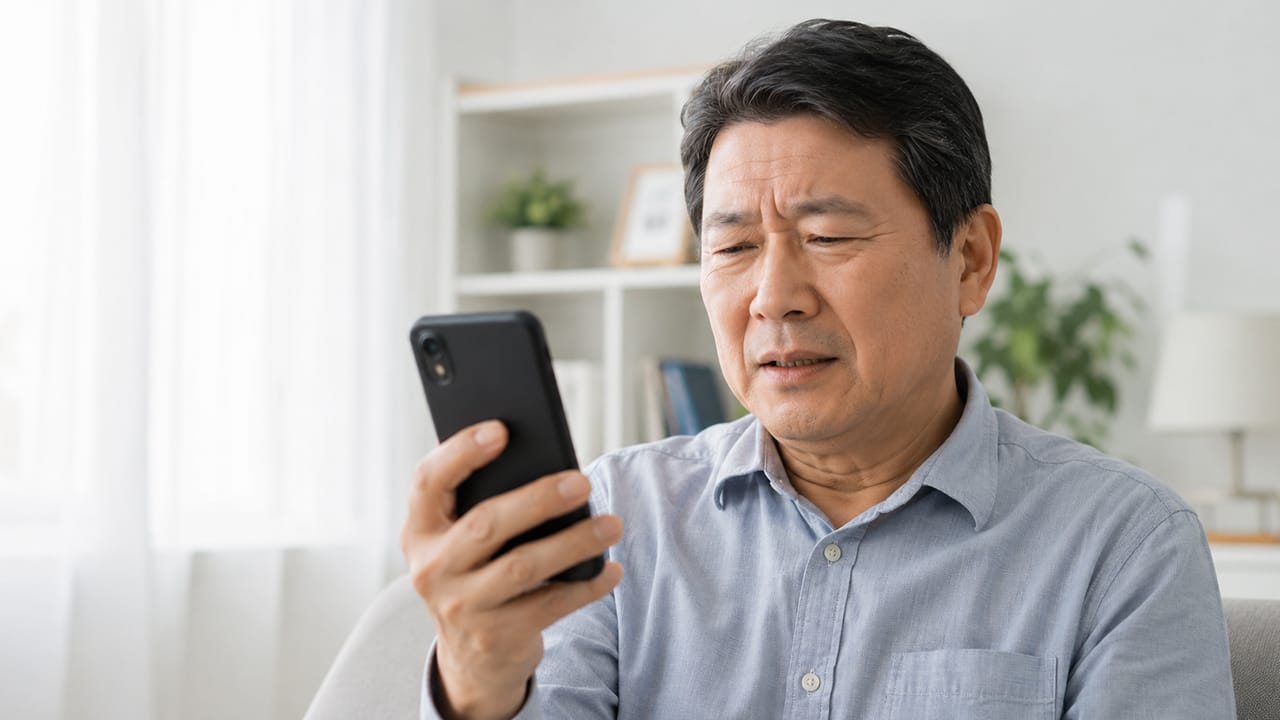 若年性老眼｜40代でスマホの文字がかすんで見える理由