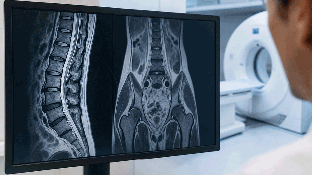 An infographic illustrating why an MRI alone may not fully reveal all clinical causes of pain.