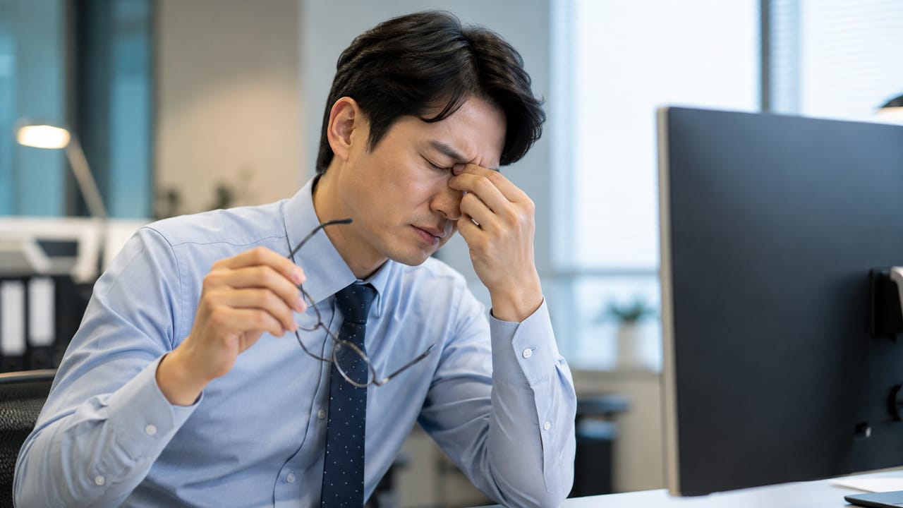 パソコン老眼｜PC作業が多いオフィスワーカーの老眼サイン
