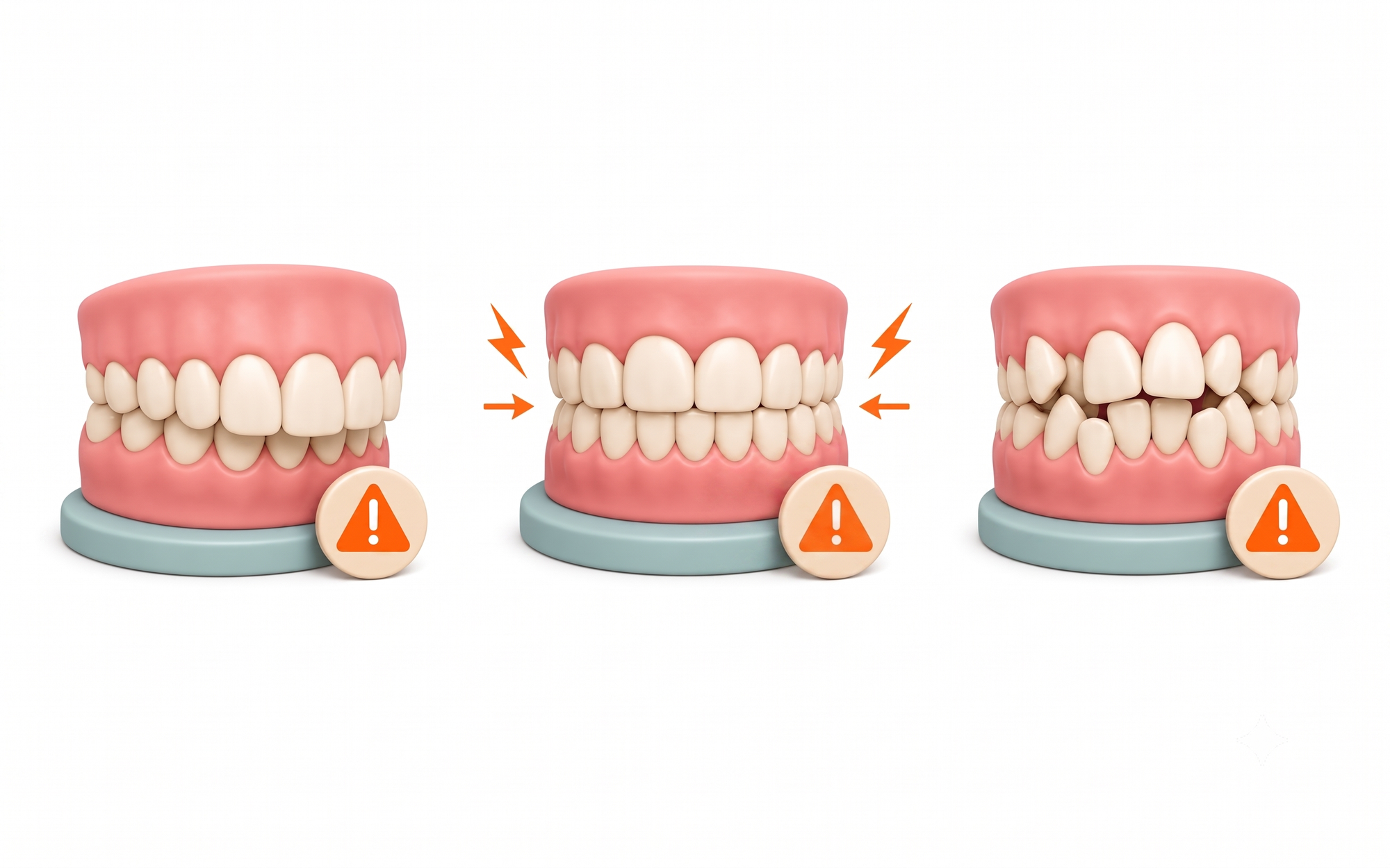 An infographic visualizing key risk factors to check before getting dental veneers